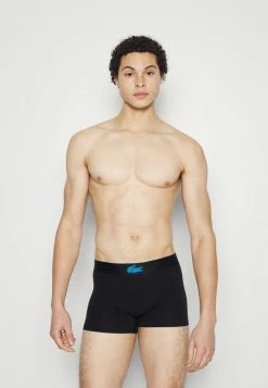 Lacoste EXCLUSIVE - Shorty - White/black/blue -Lacoste Soldes Magasin 33a094a2e3d44d4e92e9a2af63ae39e8