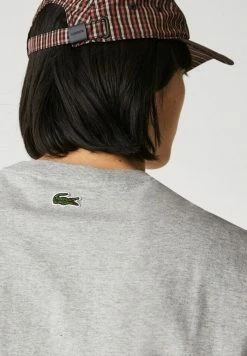 Lacoste T-shirt Imprimé - Gris Chine -Lacoste Soldes Magasin 33b631dace3b4323a38699f199560199