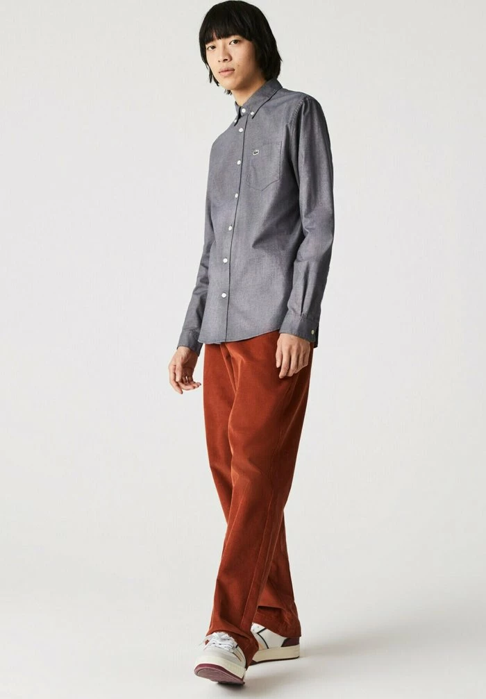 Lacoste Chemise - Bleu Marine / Blanc 2 Lacoste Chemise - Bleu Marine / Blanc – Image 2