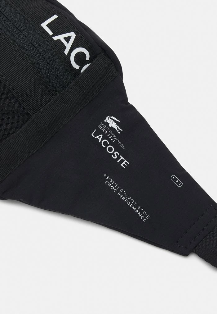 Lacoste UNISEX - Sac Banane - Noir 4 Lacoste UNISEX - Sac Banane - Noir – Image 4