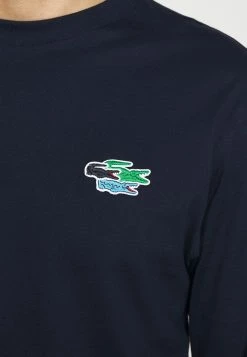 Lacoste T-shirt à Manches Longues - Navy Blue -Lacoste Soldes Magasin 34eb1fd0281f4e379e0e47f23ffa052d