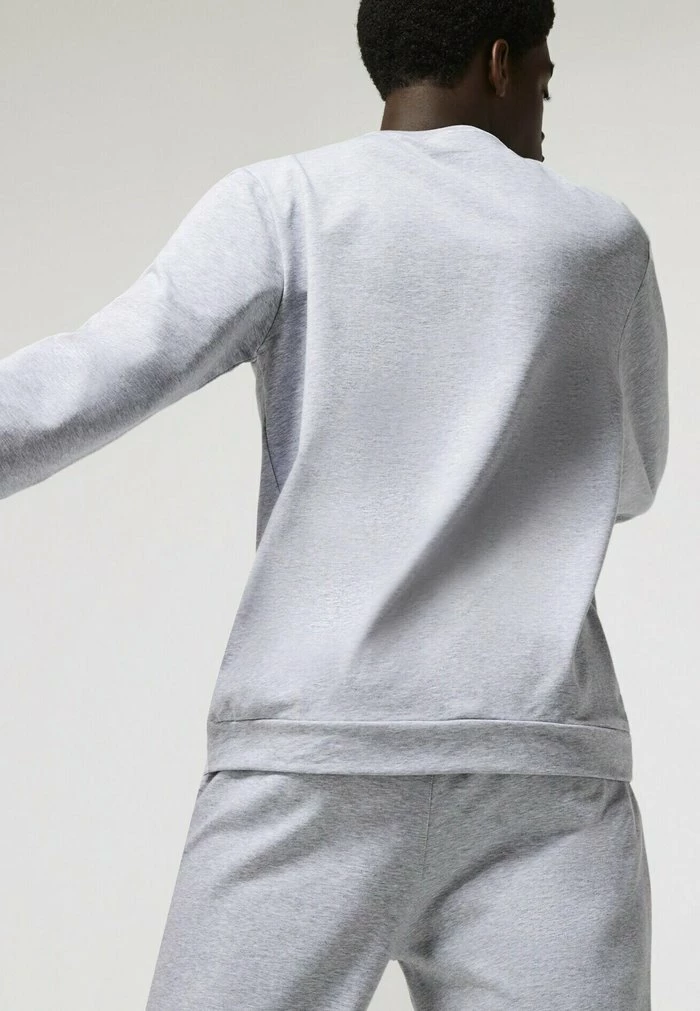 Lacoste Sweatshirt - Gris Chine/ Blanc 2 Lacoste Sweatshirt - Gris Chine/ Blanc – Image 2