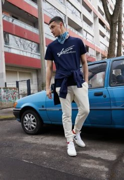 Lacoste T-shirt Imprimé - Navy Blue