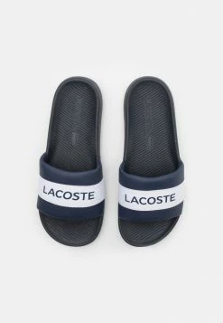 Lacoste CROCO SLIDE - Mules - Navy/white 9 Lacoste CROCO SLIDE - Mules - Navy/white -Lacoste Soldes Magasin 378ebbf48b6444b98d3dcb67ad4a12f8