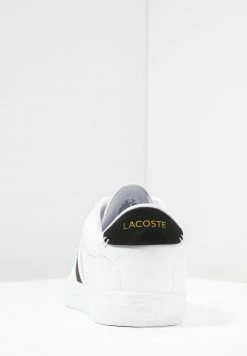 Lacoste COURT MASTER - Baskets Basses - White/black -Lacoste Soldes Magasin 383f3d00b7974697895e2874abf55e21