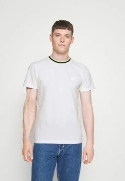 Lacoste T-shirt Basique - White/abysm -Lacoste Soldes Magasin 38f8e36e3365442a9c11f2ffec724495