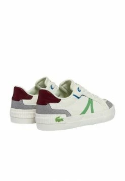 Lacoste Baskets Basses - Wht Lt Grn -Lacoste Soldes Magasin 3940fe0f9c794627b67ce80f1f07c8ae