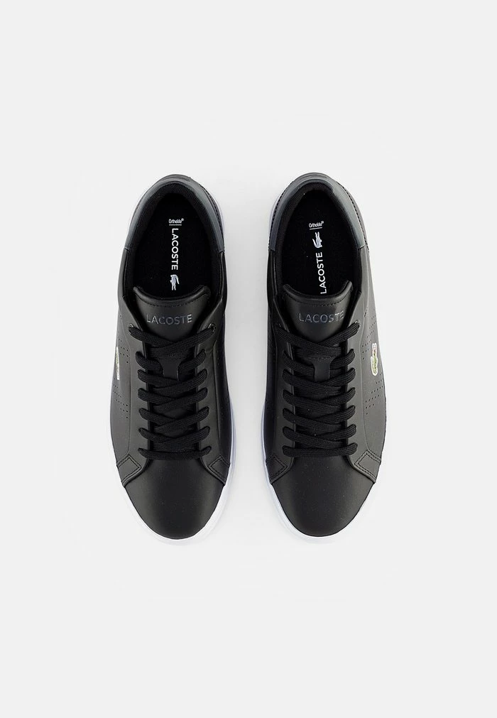 Lacoste POWERCOURT - Baskets Basses - Blk/dk Gry 4 Lacoste POWERCOURT - Baskets Basses - Blk/dk Gry – Image 4