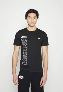 Lacoste EXCLUSIVE - T-shirt Imprimé - Black