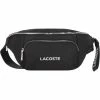 Lacoste ACTIVE NYLON - Sac Banane - Noir Blanc