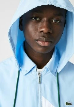 Lacoste Veste De Survêtement - Bleu Blanc -Lacoste Soldes Magasin 3b7d1695933a4f6c9ca56d95ffb931fe