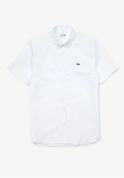 Lacoste CH2944 - Chemise Manches Courtes Homme - Chemise - Weiß -Lacoste Soldes Magasin 3ba349c8bf374a67a88551ccf6859858