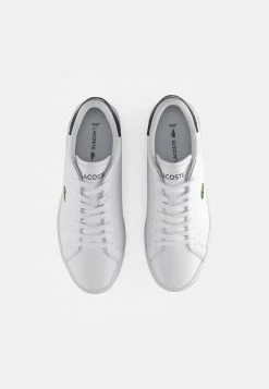 Lacoste POWERCOURT - Baskets Basses - White/black -Lacoste Soldes Magasin 3c14f8d058f04e5795261dd30ecc0f0e
