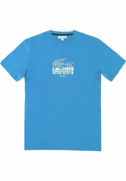 Lacoste T-shirt Imprimé - Bleu Ptv
