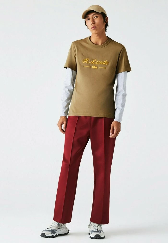 Lacoste T-shirt Imprimé - Vert Kaki 2 Lacoste T-shirt Imprimé - Vert Kaki – Image 2