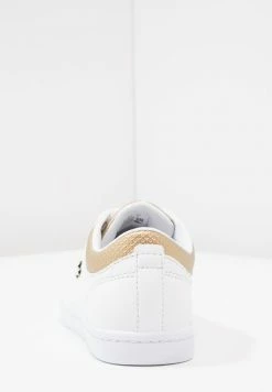 Lacoste STRAIGHTSET CAW - Baskets Basses - White/gold -Lacoste Soldes Magasin 3d8b970be710419ea9c89ae8adf327e9