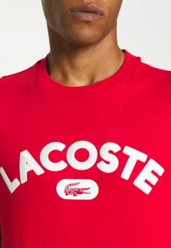Lacoste T-shirt Imprimé - Rouge -Lacoste Soldes Magasin 3e7cf1e460cf437bb45c6d8fc8e64b5b