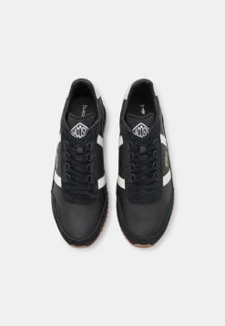 Lacoste PARTNER RETRO - Baskets Basses - Black/offwhite -Lacoste Soldes Magasin 3eb90e47df48402cb89550ef0121a691