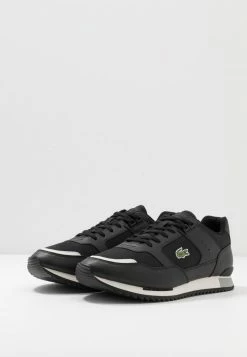Lacoste PARTNER PISTE - Baskets Basses - Black/grey -Lacoste Soldes Magasin 3ec4e6cc80ff403c815536893ab5095e