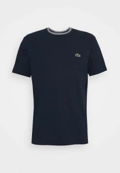 Lacoste T-shirt Imprimé - Bleu Marine/blanc