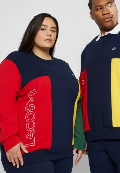 Lacoste PLUS UNISEX - Sweatshirt - Navy Blue/red/green/broom -Lacoste Soldes Magasin 3f81dbe737dd4123b7c072c8fc93c363