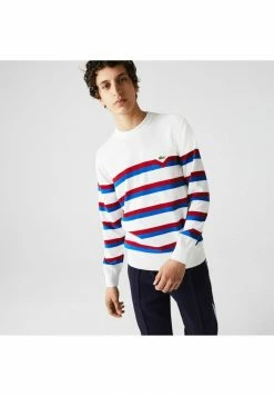Lacoste Pullover - Blanc/bleu/rouge