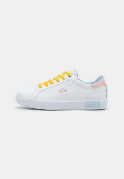 Lacoste POWER COURT EXCLUSIVE - Baskets Basses - White/pink