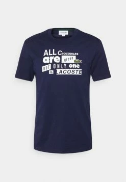 Lacoste T-shirt Imprimé - Navy Blue