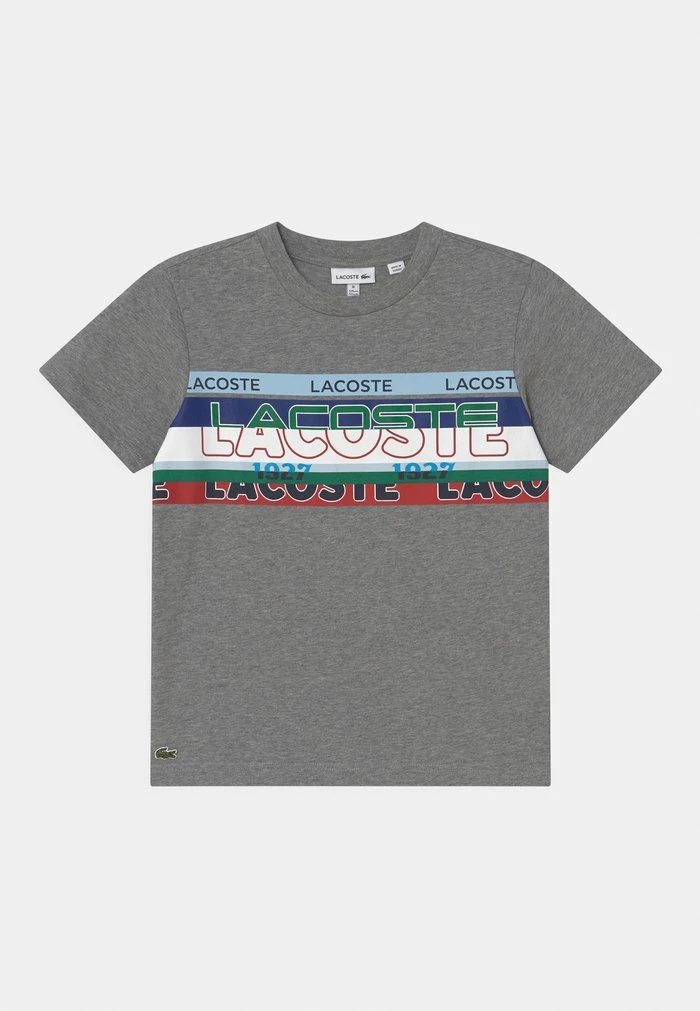 Lacoste T-shirt Imprimé - Heather Wall/multicoloured 1 Lacoste T-shirt Imprimé - Heather Wall/multicoloured