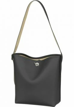 Lacoste ANNA HOBO - Sac à Main - Black Warm Sand -Lacoste Soldes Magasin 40380ced83cf44b7a913cfe810238e97