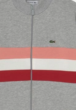 Lacoste Sweat à Capuche Zippé - Argent Chine/multi-coloured -Lacoste Soldes Magasin 4047266f8e9549b1a277aa840bd22e9f