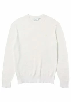 Lacoste Pullover - Blanc -Lacoste Soldes Magasin 40cc29da626d46e099bb3de0d2e3acf0