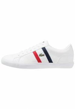 Lacoste LEROND - Baskets Basses - White/red/navy