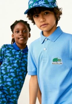 Lacoste MINECRAFT - Robe En Jersey - Bleu Vert Bleu