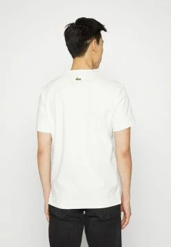 Lacoste T-shirt Imprimé - Farine -Lacoste Soldes Magasin 42fd118e0fb54387bbf4dcf8215e904d