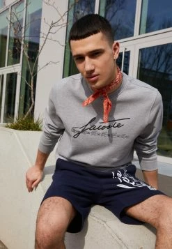 Lacoste Sweatshirt - Heather Wall Chine -Lacoste Soldes Magasin 4322795248b441ad951092f935a7080e