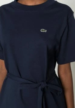 Lacoste Robe En Jersey - Navy Blue -Lacoste Soldes Magasin 43ae4da866944d489504d2b210e9ce03