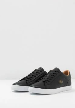 Lacoste LEROND - Baskets Basses - Black/white -Lacoste Soldes Magasin 4456fb2792ef4ea0969875d92b6a7f59