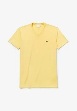 Lacoste T-shirt Basique - Jaune 9 Lacoste T-shirt Basique - Jaune -Lacoste Soldes Magasin 44cc4eaf60044ff0973b7d1e8c7751b4