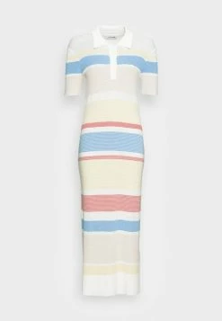 Lacoste Robe Pull - Flour/multicolored -Lacoste Soldes Magasin 44cf30c5da3b4753a52cc6bd85c4c3a7