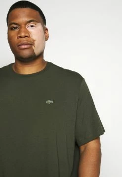Lacoste T-shirt Basique - Khaki -Lacoste Soldes Magasin 457e53fa461c4fdbac14bb16d260b2b6
