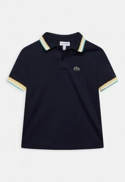 Lacoste Polo - Navy Blue/napolitan Yellow/white/clover Green