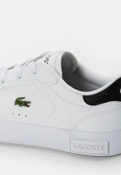 Lacoste POWERCOURT - Baskets Basses - White/black -Lacoste Soldes Magasin 469c8811cb344049902c2215f24aec75