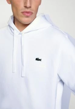Lacoste Sweat à Capuche - Blanc -Lacoste Soldes Magasin 469e0e83f2bc481d9731cc8e2c026beb
