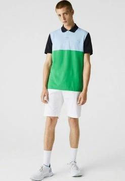 Lacoste Polo - Vert/bleu Clair/bleu Marine