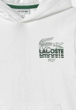 Lacoste Sweatshirt - White -Lacoste Soldes Magasin 46e985c39a444b4f8f6a76c10b7fe644