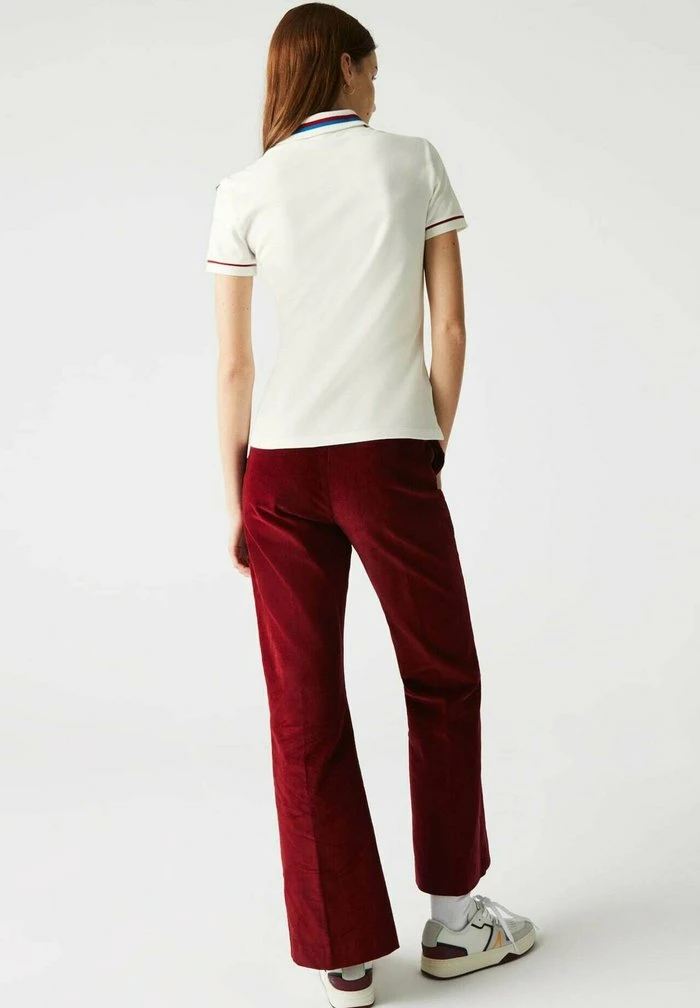 Lacoste Polo - Blanc / Rouge / Bleu 2 Lacoste Polo - Blanc / Rouge / Bleu – Image 2