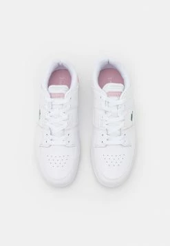 Lacoste COURT CAGE - Baskets Basses - White/light Pink -Lacoste Soldes Magasin 47e43c06416f4e5cbd2c3d5dd4829bab