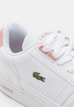 Lacoste T-CLIP - Baskets Basses - White/light Pink -Lacoste Soldes Magasin 48824f98c00a4dd49e000733e1dd0a83