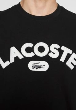 Lacoste T-shirt Imprimé - Noir -Lacoste Soldes Magasin 48b322d8a3514d3099d9373f3a4246f1
